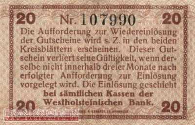 Norder- und Süderdithmarschen - 20  Pfennig (#VAN054_3a_XF)