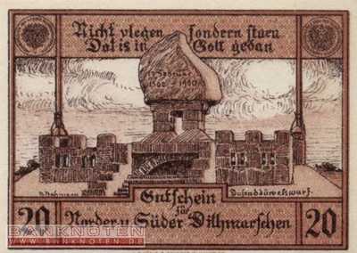 Norder- und Süderdithmarschen - 20  Pfennig (#VAN054_4a_UNC)