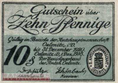 Oelsnitz - 10  Pfennig (#VAO013_3_UNC)