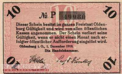 Oldenburg i. O. - 10  Pfennig (#VAO019_5aP_UNC)