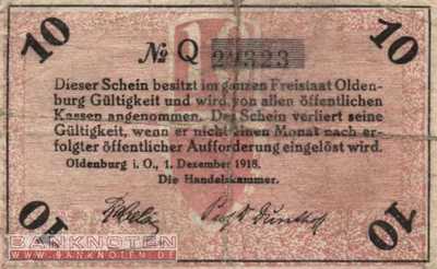 Oldenburg i. O. - 10  Pfennig (#VAO019_5aQ_VG)