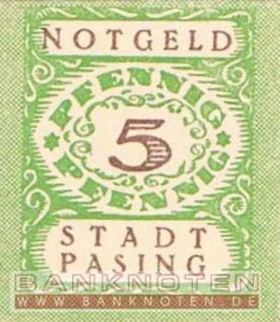 Pasing - 5  Pfennig (#VAP006_5c_UNC)