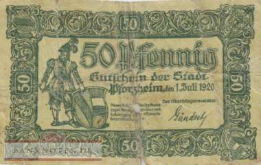 Pforzheim - 50  Pfennig (#VAP019_4c_G)