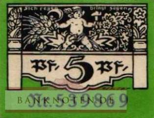 Plauen - 5  Pfennig (#VAP026_6c_UNC)