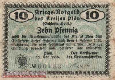 Plön - 10  Pfennig (#VAP029_1a_VG)