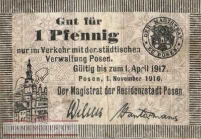 Posen - 1  Pfennig (#VAP32_1a_VF)