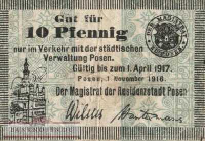Posen - 10  Pfennig (#VAP32_1c_VF)
