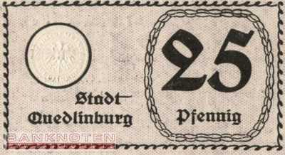 Quedlinburg - 25  Pfennig (#VAQ001_5a_UNC)