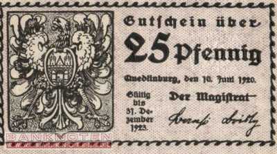 Quedlinburg - 25  Pfennig (#VAQ001_5a_UNC)
