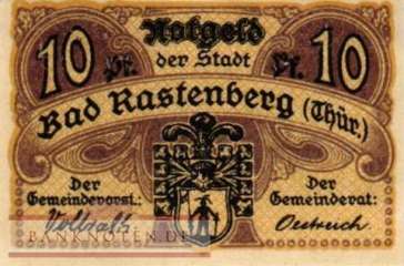 Rastenberg - 10  Pfennig (#VAR006_3a_UNC)