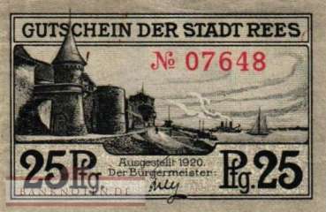 Rees - 25  Pfennig (#VAR014_2a_AU)