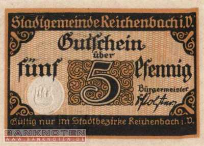 Reichenbach i. V. - 5  Pfennig (#VAR020_3a_UNC)