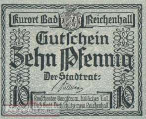 Bad Reichenhall - 10  Pfennig (#VAR022_5_UNC)