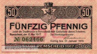 Remscheid - 50  Pfennig (#VAR025_1b_AU)