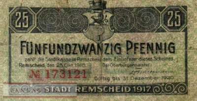 Remscheid - 25  Pfennig (#VAR025_3a_F)