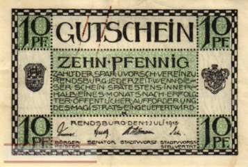 Rendsburg - 10  Pfennig (#VAR026_3a_AU)