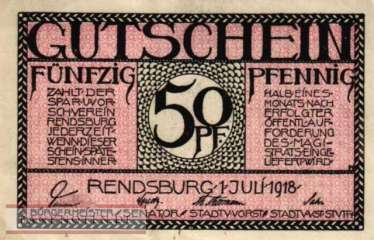Rendsburg - 50  Pfennig (#VAR026_5_AU)