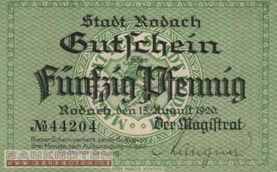 Rodach - 50  Pfennig (#VAR033_2b_UNC)