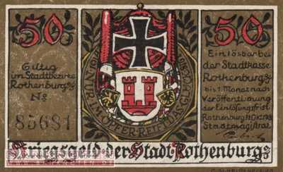 Rothenburg o. Tauber - 50  Pfennig (#VAR048_4_UNC)
