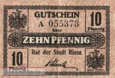 Riesa - 10  Pfennig (#VAR29_1a_F)