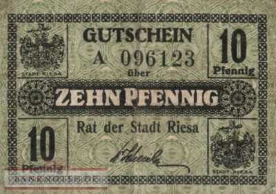 Riesa - 10  Pfennig (#VAR29_3a_F)