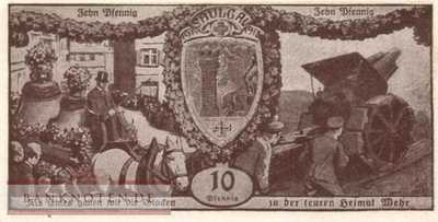 Saulgau - 10  Pfennig (#VAS017_3a_XF)