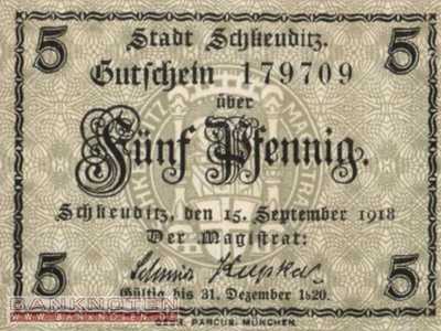 Schkeuditz - 5  Pfennig (#VAS028_2a_UNC)