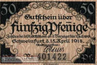 Schweinfurt - 50  Pfennig (#VAS062_2b_UNC)