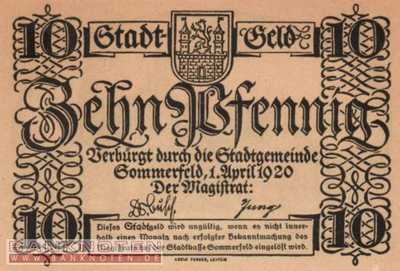 Sommerfeld - 10  Pfennig (#VAS085_6_UNC)