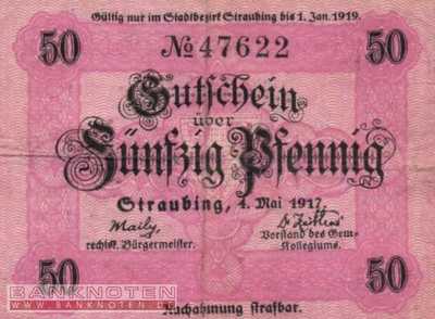 Straubing - 50  Pfennig (#VAS119_1b_VF)