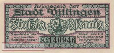 Villingen - 50  Pfennig (#VAV005_3_UNC)