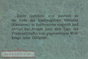 Vilshofen - 50  Pfennig (#VAV007_2b_UNC)