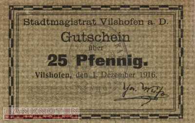 Vilshofen - 25  Pfennig (#VAV007_2eM_AU)