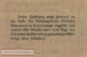 Vilshofen - 25  Pfennig (#VAV007_2e_XF)