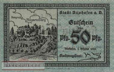 Vilshofen - 50  Pfennig (#VAV007_4b_UNC)