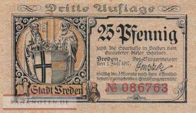 Vreden - 25  Pfennig (#VAV008_2_UNC)