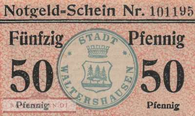 Waltershausen - 50  Pfennig (#VAW006_3_UNC)