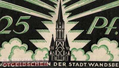Wandsbek - 25  Pfennig (#VAW008_5a_UNC)