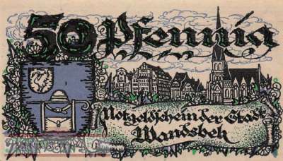 Wandsbek - 50  Pfennig (#VAW008_5b_UNC)