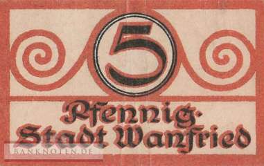Wanfried - 5  Pfennig (#VAW009_1a_UNC)