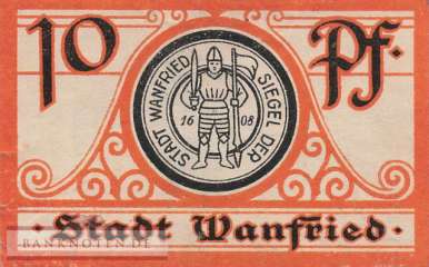 Wanfried - 10  Pfennig (#VAW009_1b_UNC)