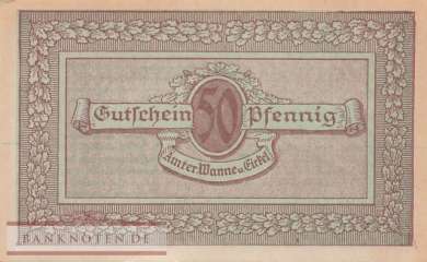 Wanne-Eickel - 50  Pfennig (#VAW010_3b_UNC)