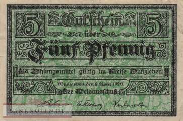Wanzleben - 5  Pfennig (#VAW011_3a_XF)