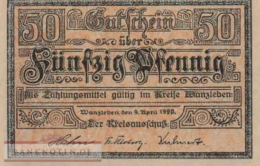 Wanzleben - 50  Pfennig (#VAW011_3c_UNC)