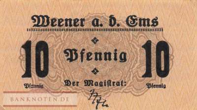 Weener - 10  Pfennig (#VAW015_1a_UNC)