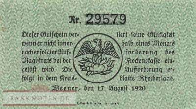 Weener - 50  Pfennig (#VAW015_1f_AU)