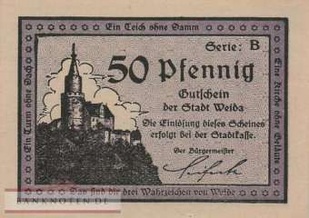 Weida - 50  Pfennig (#VAW017_1b_UNC)