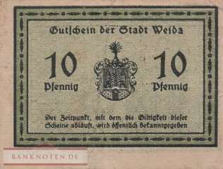 Weida - 10  Pfennig (#VAW017_2a_VF)