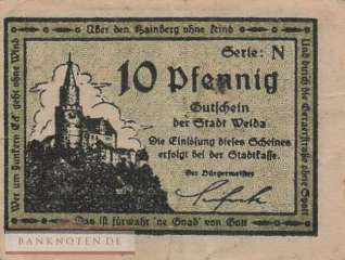 Weida - 10  Pfennig (#VAW017_2a_VF)