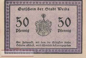 Weida - 50  Pfennig (#VAW017_2b_UNC)